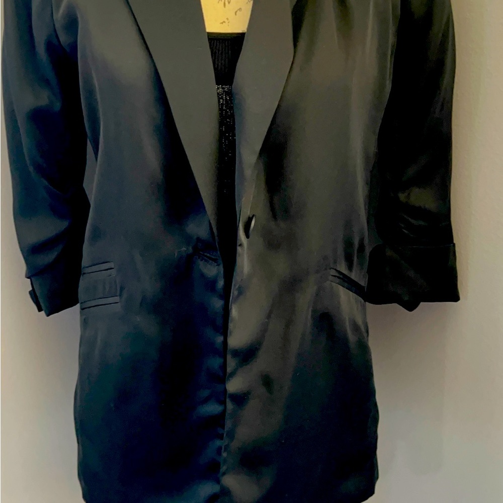 Lauren Conrad 3/4 sleeve boyfriend blazer - Picture 10 of 12